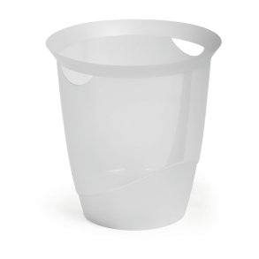 Durable 16 liter Trend papirkurv - transparent plast