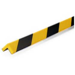 Durable Hjrnebeskytter 1 meter - magnetisk - 26x26mm - sort-gul