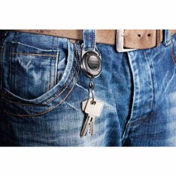 Durable Keyhanger LED lygte - nglering - sort