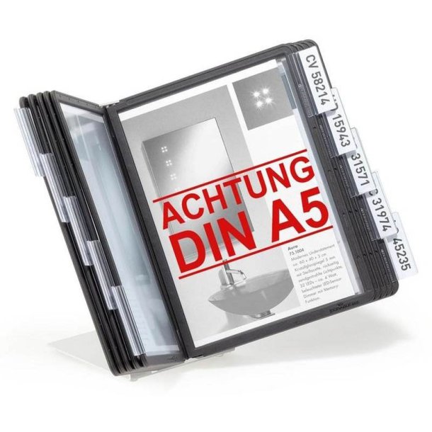 Durable Registersystem Vario table - 10 sorte A5 rammer