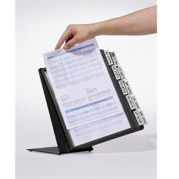 Durable Registersystem Vario table - 10 sorte A5 rammer