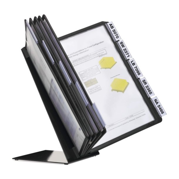 Durable Registersystem Vario table - 10 sorte rammer