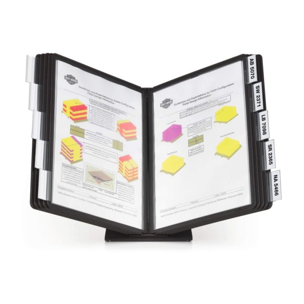 Durable Registersystem Vario table - 10 sorte rammer