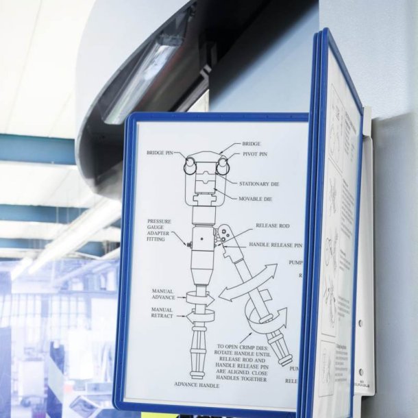 Durable Registersystem Vario wall Magnetisk - 5 bl rammer