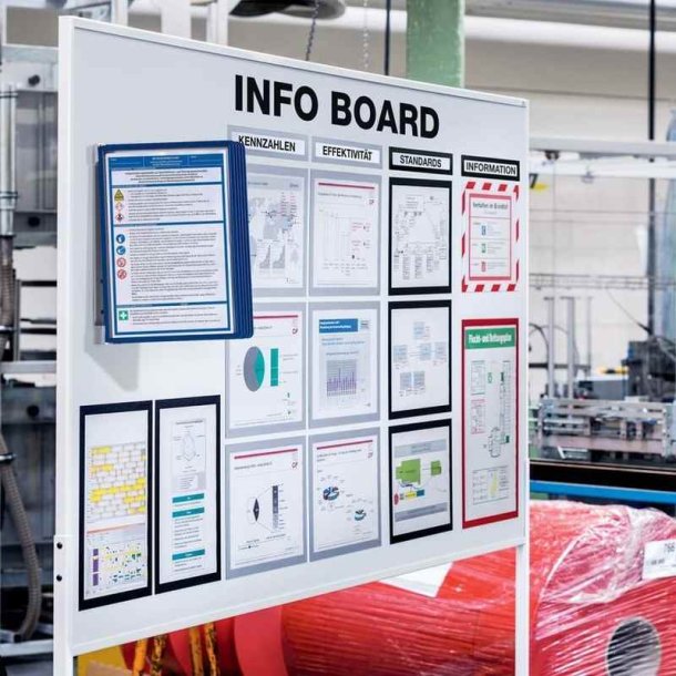 Durable Registersystem Vario wall Magnetisk - 5 bl rammer