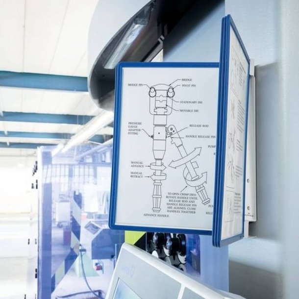 Durable Registersystem Vario wall Magnetisk - 5 bl rammer