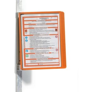 Durable Registersystem Vario wall Magnetisk - 5 orange rammer
