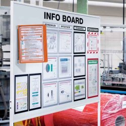 Durable Registersystem Vario wall Magnetisk - 5 orange rammer