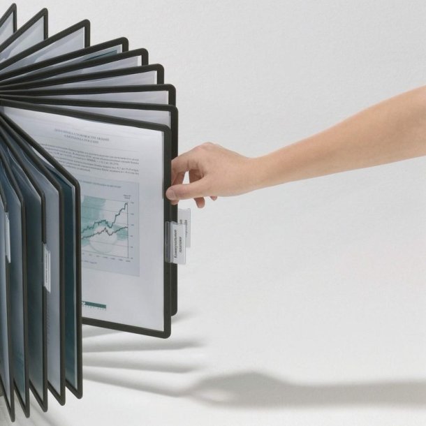 Durable Registersystem Sherpa carousel table - 40 sorte rammer