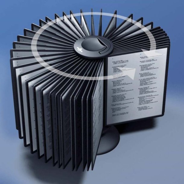 Durable Registersystem Sherpa carousel table - 40 sorte rammer