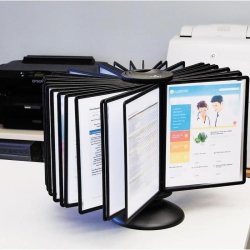 Durable Registersystem Sherpa carousel table - 40 sorte rammer