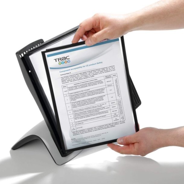 Durable Registersystem Sherpa style table - 10 sorte rammer