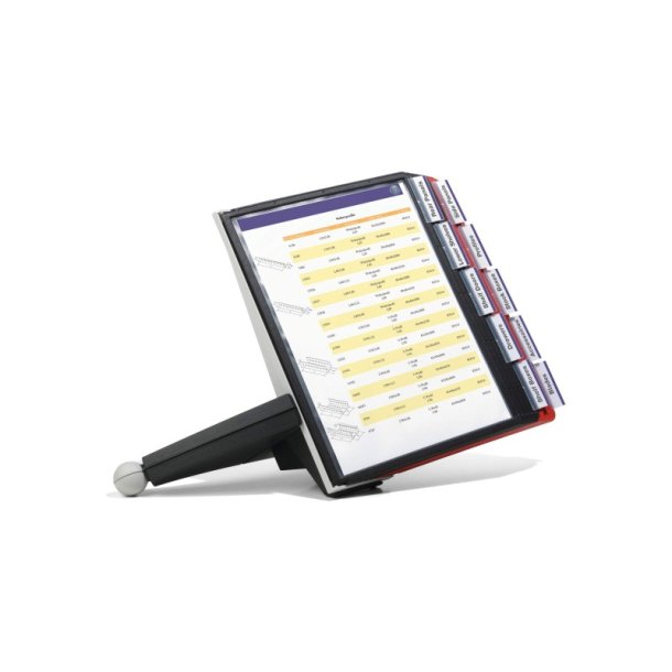 Durable Registersystem Sherpa table - 10 sorte/rd rammer