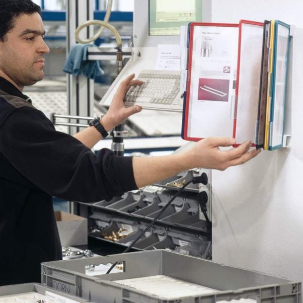 Durable Registersystem Vario wall - 10 flerfarvet rammer