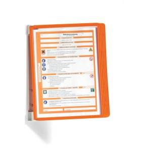 Durable Registersystem Vario wall - 5 orange rammer