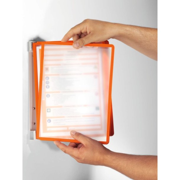 Durable Registersystem Vario wall - 5 orange rammer