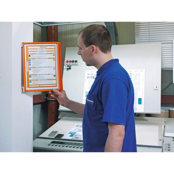 Durable Registersystem Vario wall - 5 orange rammer