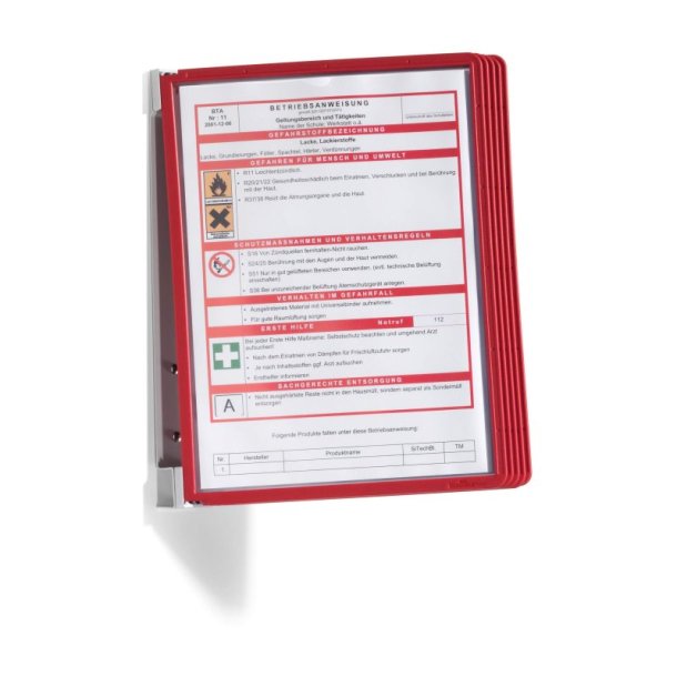 Durable Registersystem Vario wall - 5 rde rammer