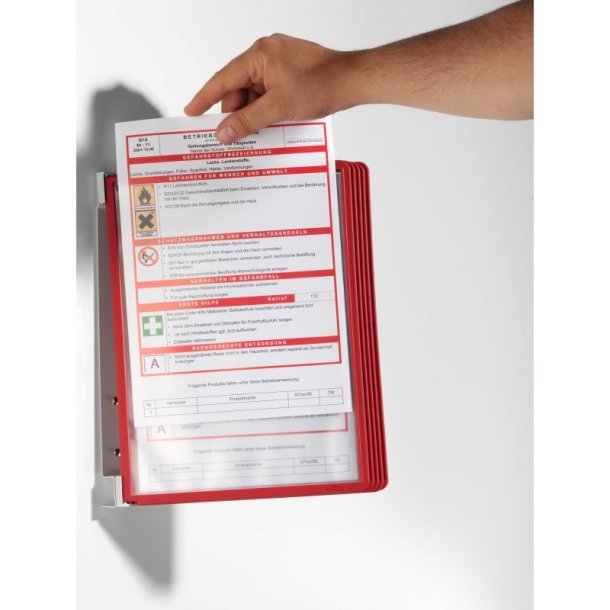 Durable Registersystem Vario wall - 5 rde rammer