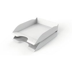 Durable brevbakke Basic A4 - ensfarvet hvid