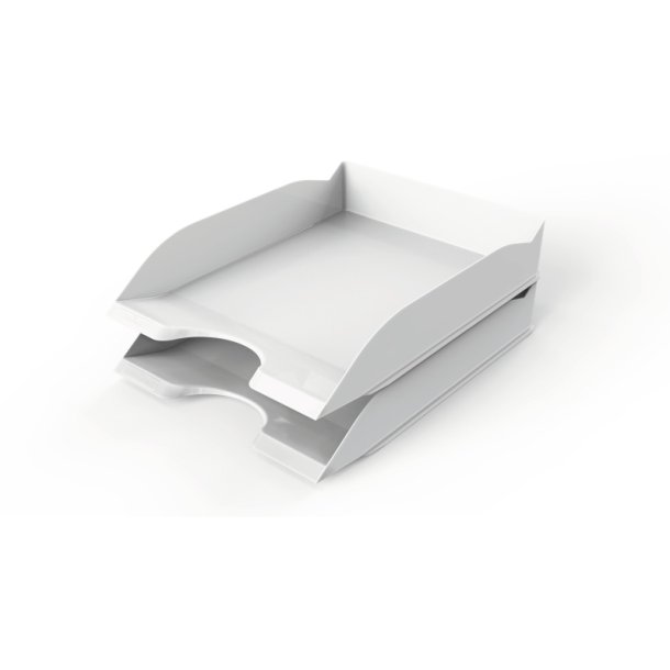 Durable brevbakke Basic A4 - ensfarvet hvid