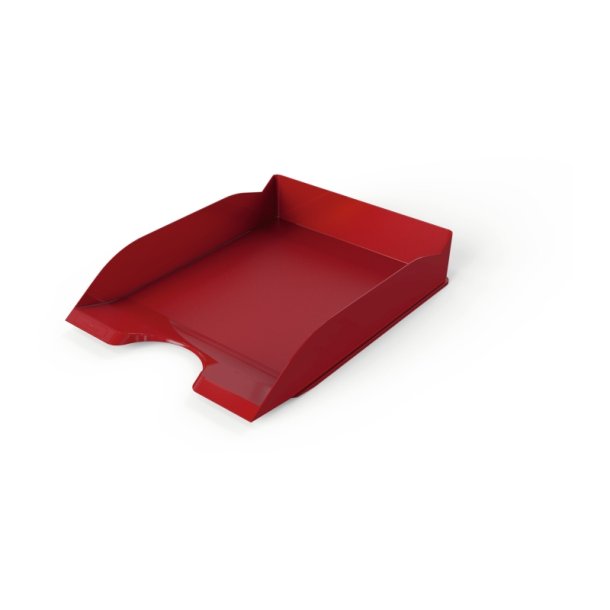 Durable brevbakke Basic A4 - ensfarvet rd