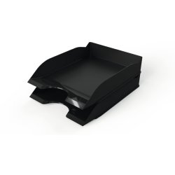 Durable brevbakke Basic A4 - ensfarvet sort