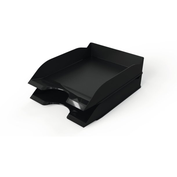 Durable brevbakke Basic A4 - ensfarvet sort