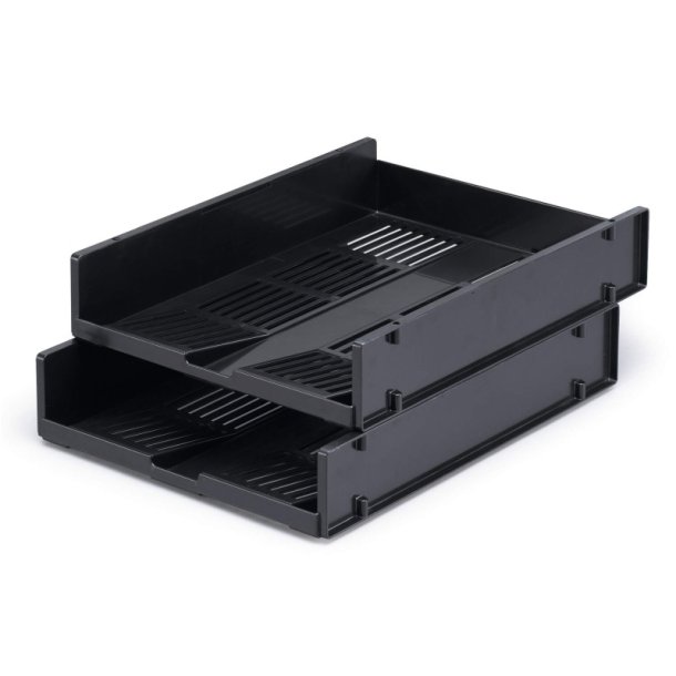 Durable brevbakke Optimo A4 - ensfarvet antracit