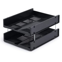 Durable brevbakke Optimo A4 - ensfarvet antracit