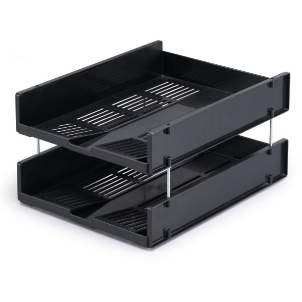 Durable brevbakke Optimo A4 - ensfarvet antracit