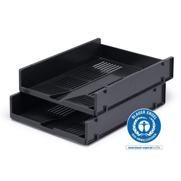 Durable brevbakke Optimo A4 - ensfarvet antracit