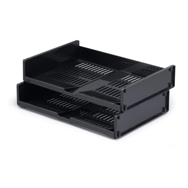 Durable brevbakke Optimo A4 - Landscape ensfarvet antracit