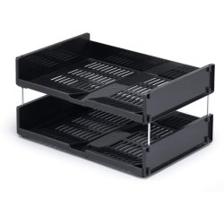 Durable brevbakke Optimo A4 - Landscape ensfarvet antracit