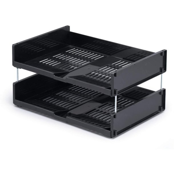 Durable brevbakke Optimo A4 - Landscape ensfarvet antracit