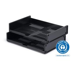 Durable brevbakke Optimo A4 - Landscape ensfarvet antracit