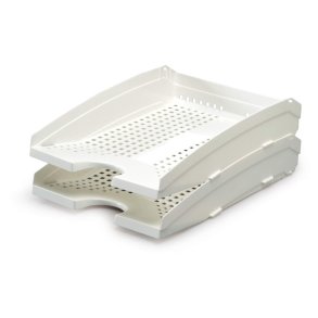 Durable brevbakke Trend A4 - ensfarvet hvid