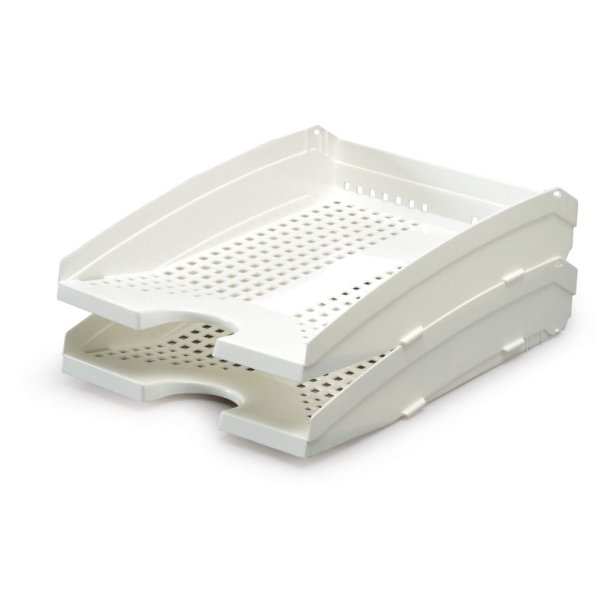 Durable brevbakke Trend A4 - ensfarvet hvid