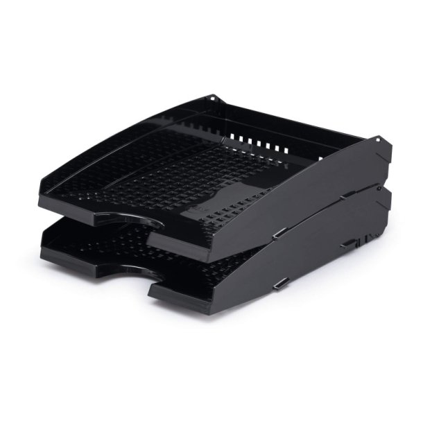 Durable brevbakke Trend A4 - ensfarvet sort