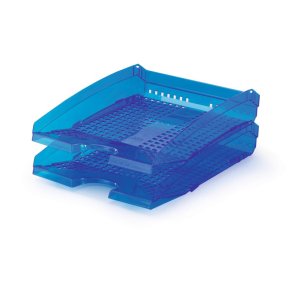 Durable brevbakke Trend A4 - transparent bl