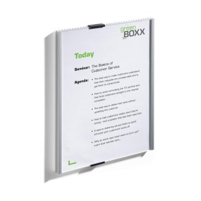 Durable Info Sign drskilt A4 - aluminium - Stende