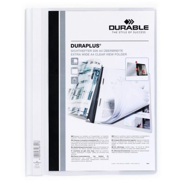 Durable Duraplus tilbudsmapper A4+ - hvid