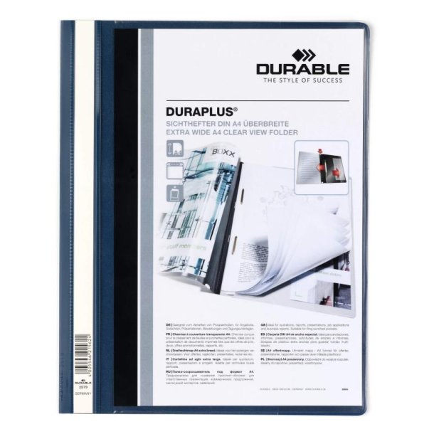 Durable Duraplus tilbudsmapper A4+ - mrkbl