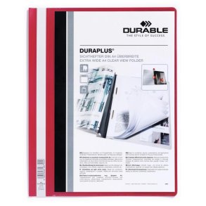 Durable Duraplus tilbudsmapper A4+ - rd