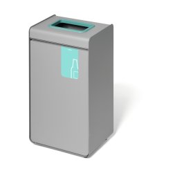 Durable 55 Liter sorteringspand - Durasort - Lys gr - lys grn indkast