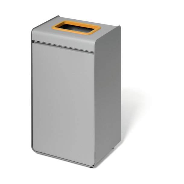 Durable 55 Liter sorteringspand - Durasort - Lys gr - gul indkast