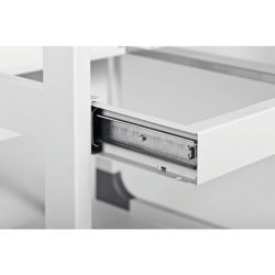 Durable hngemappevogn gr - til 200 Mapper - ridsefast stl