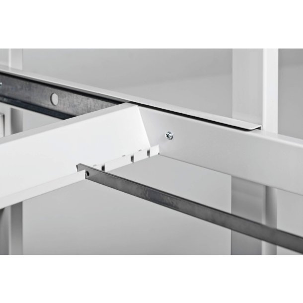 Durable hngemappevogn gr - til 100 Mapper - lseligt lg