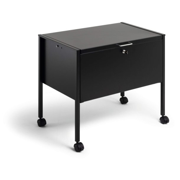 Durable hngemappevogn sort - til 80 mapper - lseligt lg