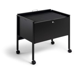 Durable hngemappevogn sort - til 80 mapper - lseligt lg